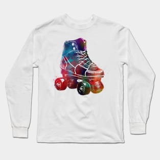 roller skates sport art #roller #skates Long Sleeve T-Shirt